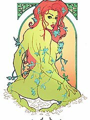 Alluring nymphs from erotic comics play together with your thoughts