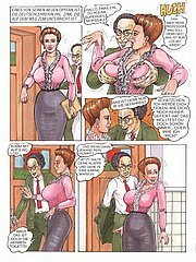 Busty housewife can't resist the enormous prick of a nerd