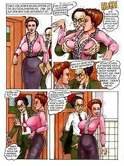 Busty housewife can't resist the big prick of a nerd
